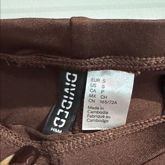 H&M Divided Brown Flare Pants Size Small - Picture 4 of 7